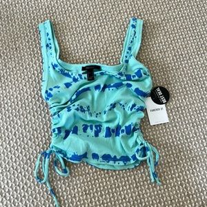 Tie Dye Blue F21 Tank